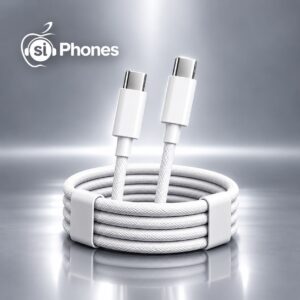 Cabo USB-C trançado — 2 metros, até 240W