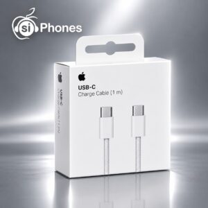 Cabo USB-C original trançado — 1 metro